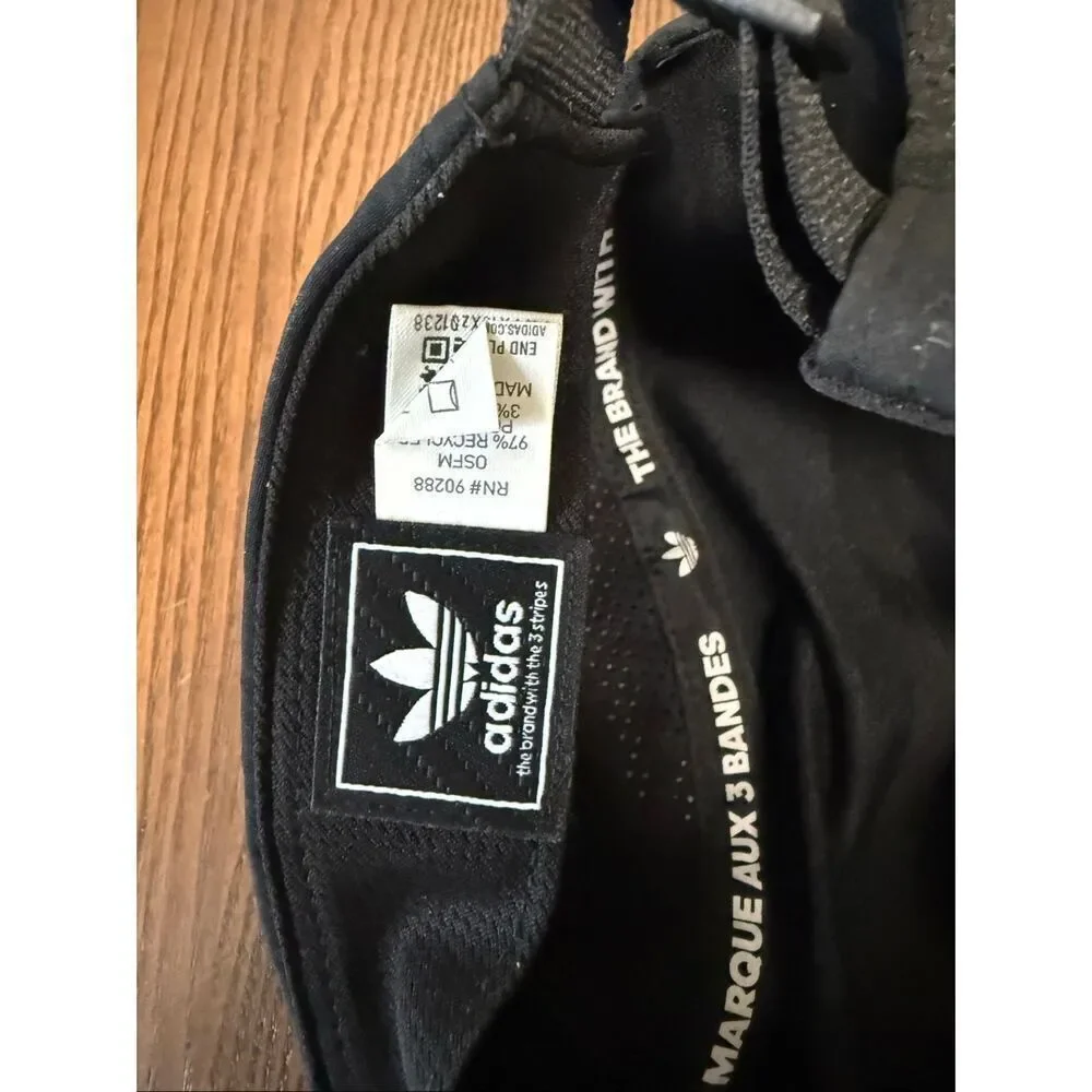 adidas black adjustable